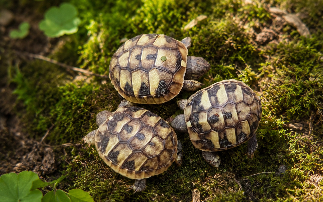 Tortoise in natural habitat